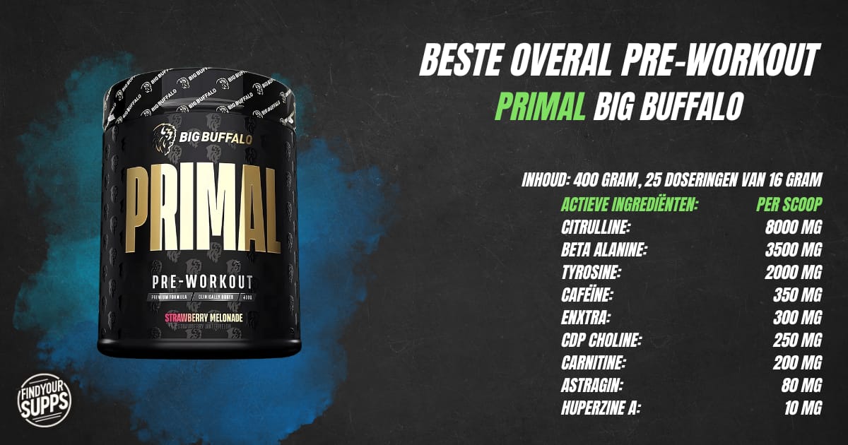 Primal - beste overall pre-workout