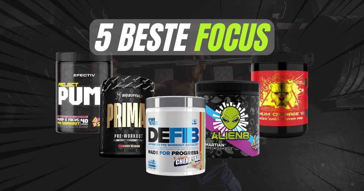 Overzicht 5 beste focus pre-workouts