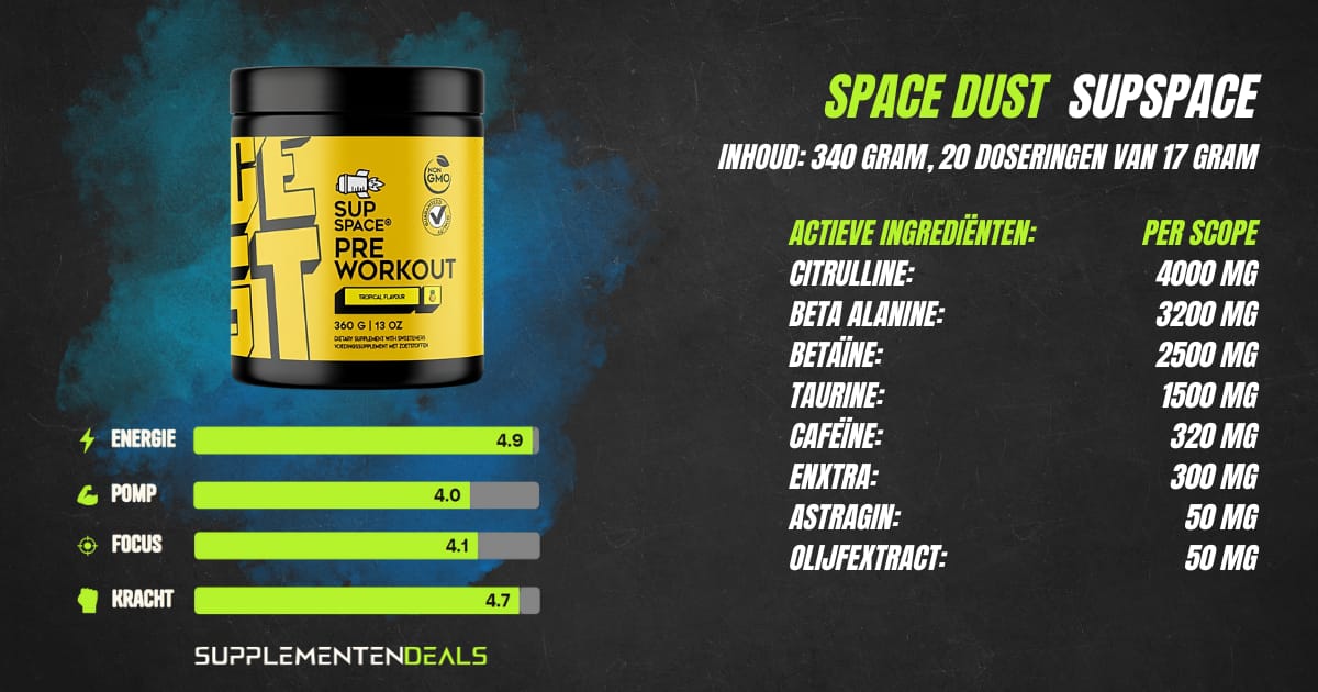 Space Dust - Balanced Pre-Workout