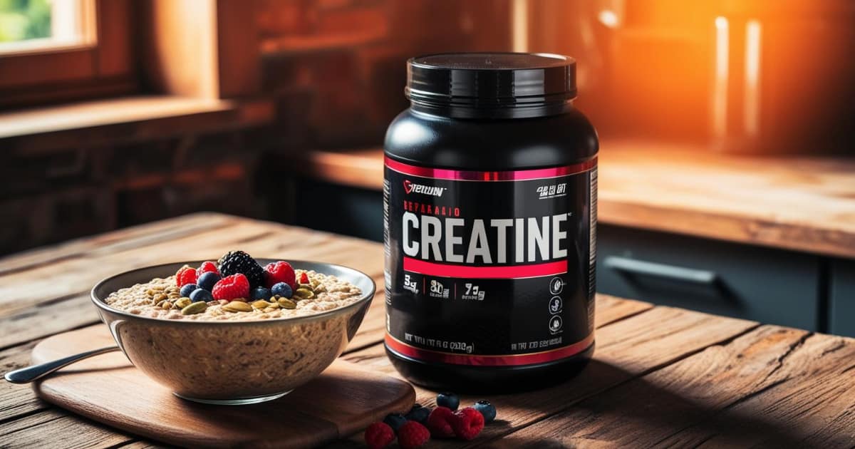 Creatine gecombineerd met ontbijt